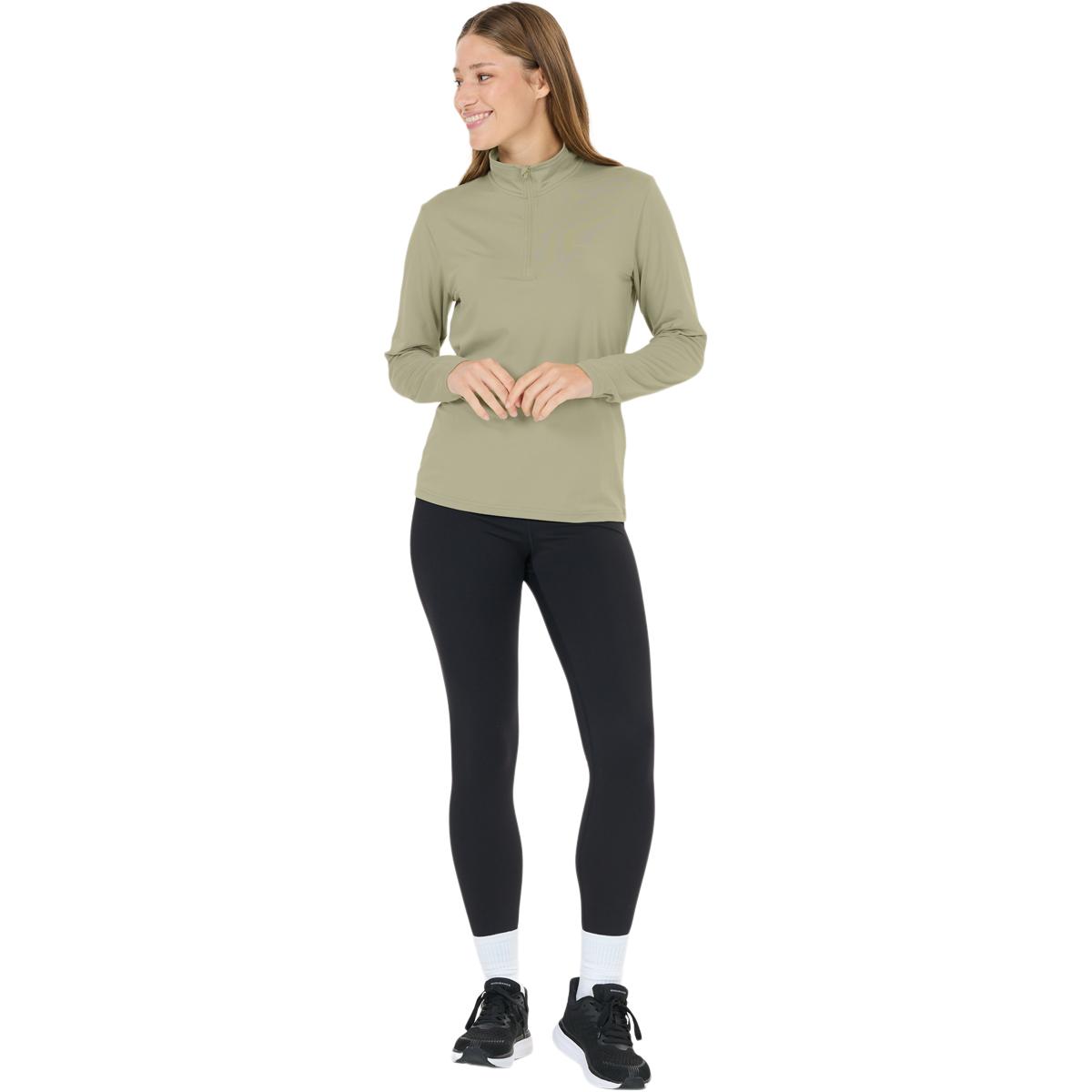 Endurance Aileen Half Zip Løpetrøye Dame Seagrass