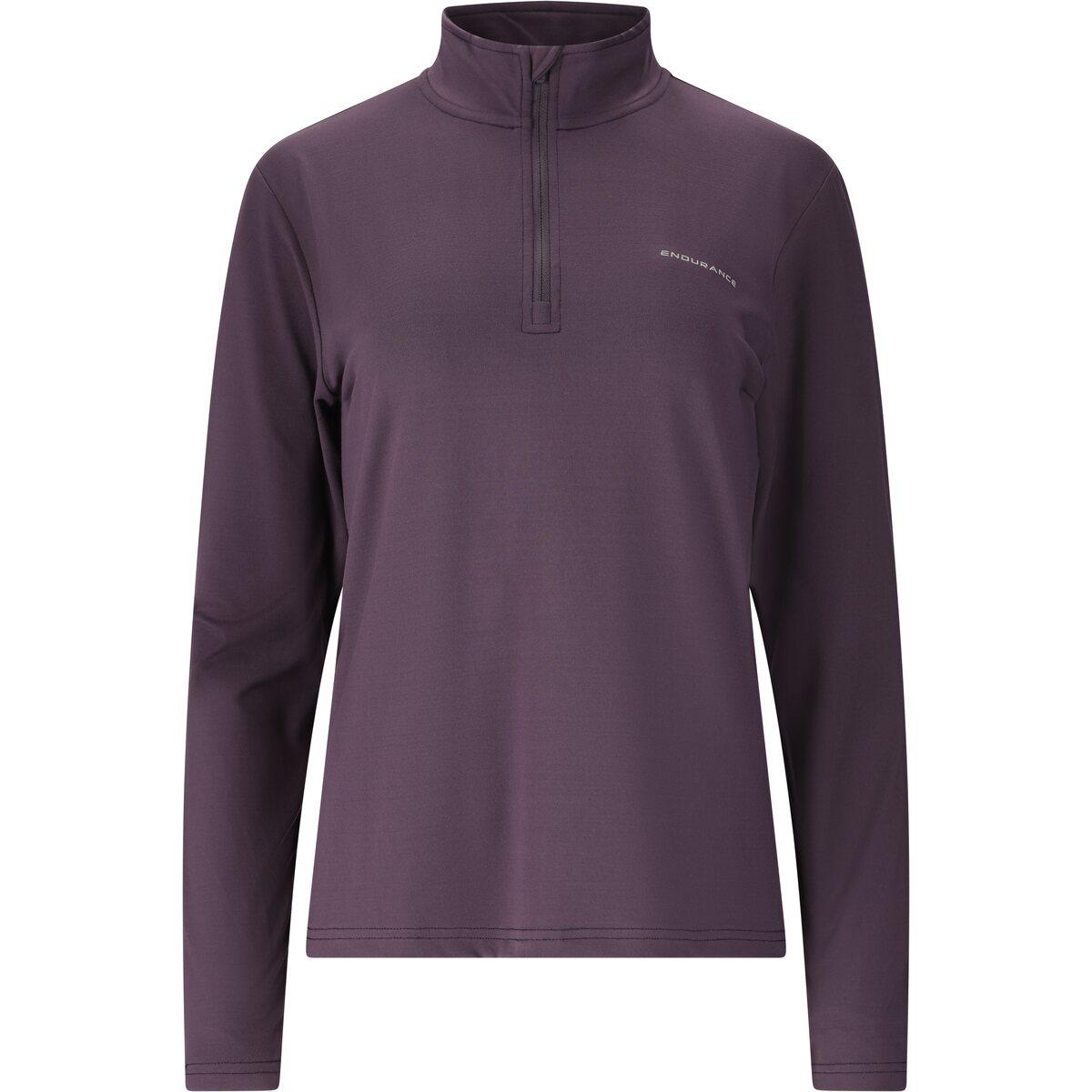 Endurance Aileen Half Zip Løpetrøye Dame Nightshade