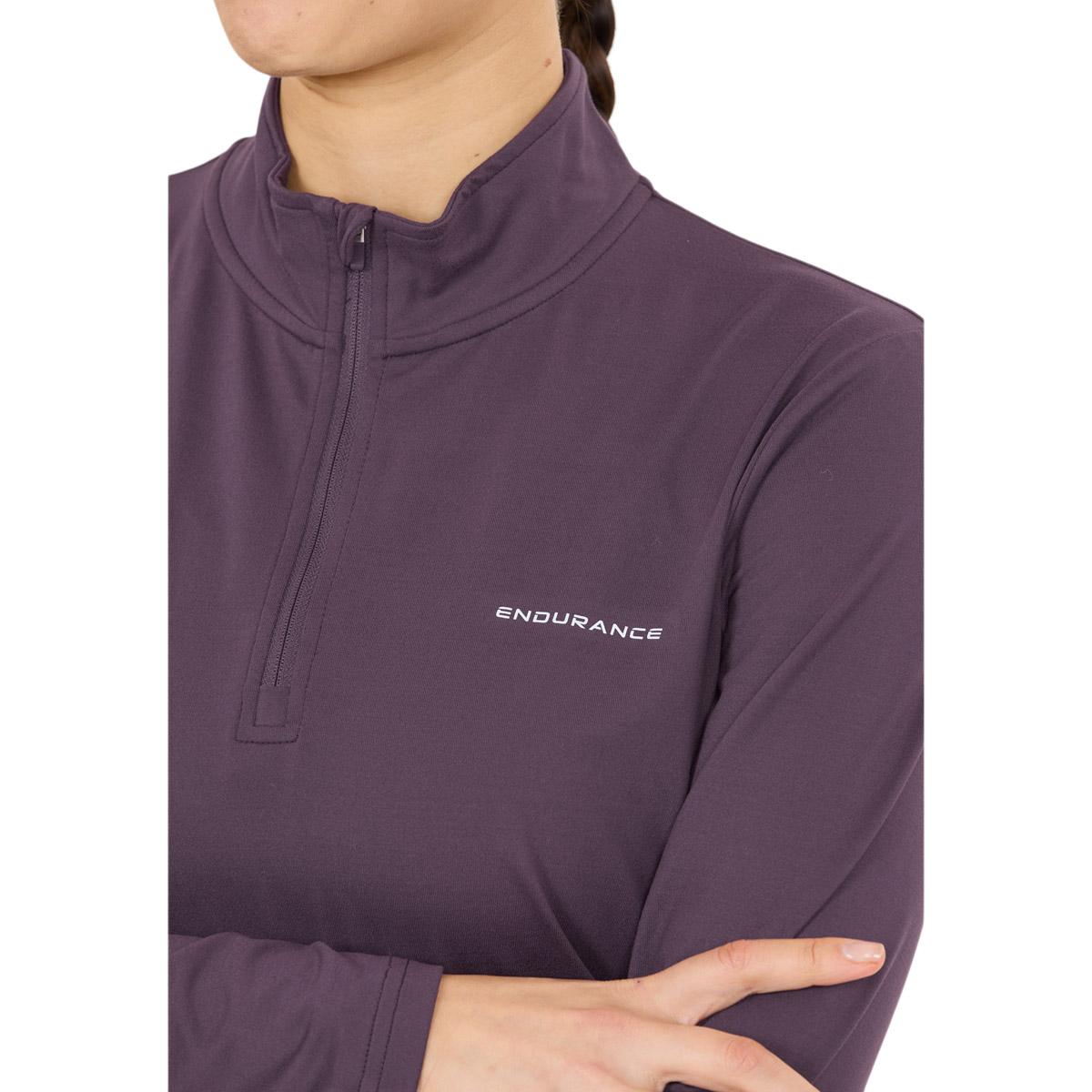 Endurance Aileen Half Zip Løpetrøye Dame Nightshade
