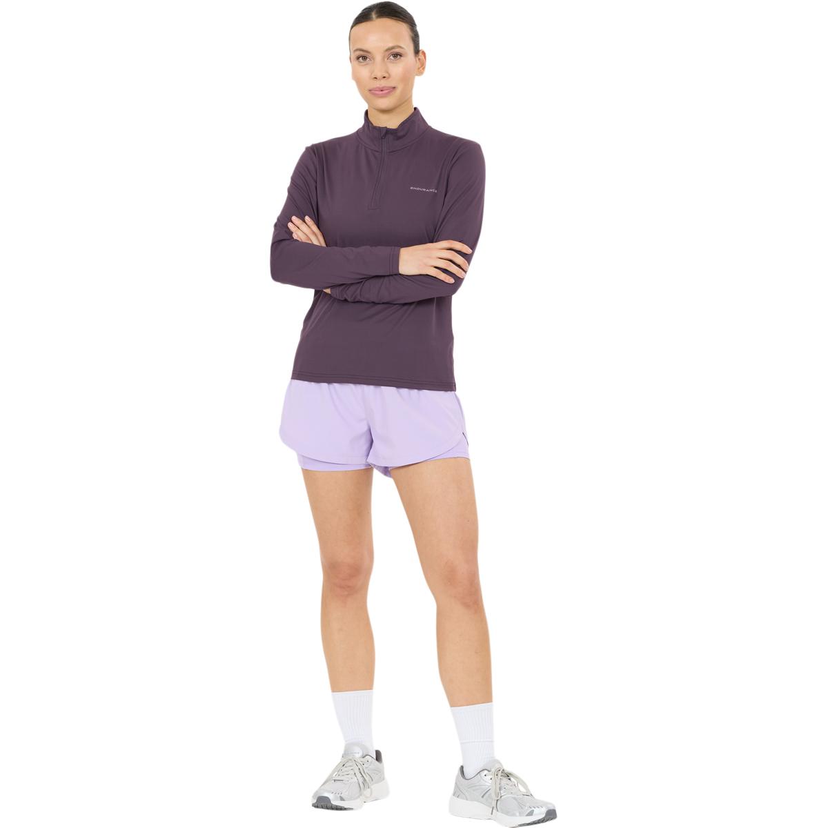 Endurance Aileen Half Zip Løpetrøye Dame Nightshade