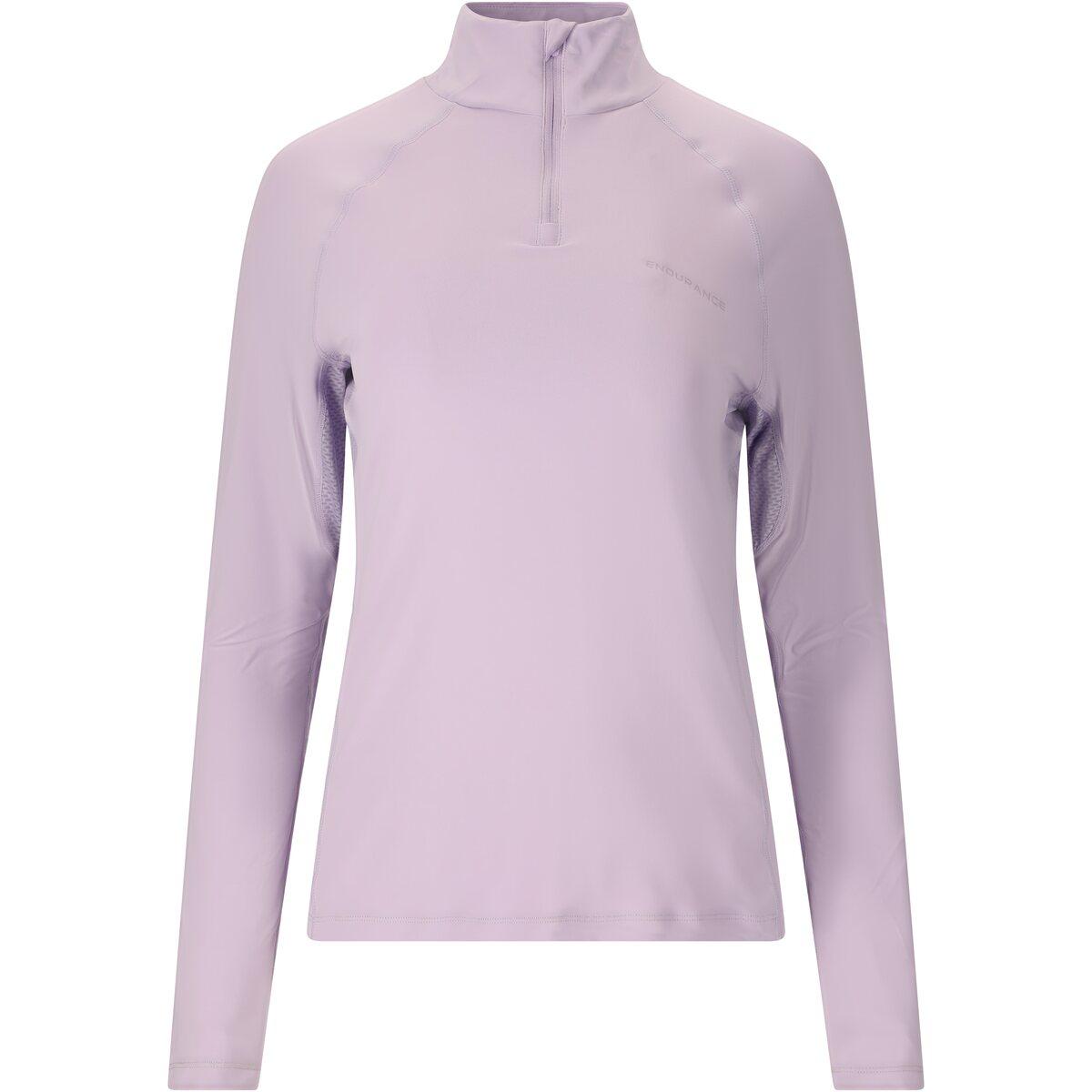 Endurance Chrissie Half Zip Løbetrøje Dame Orchid Petal