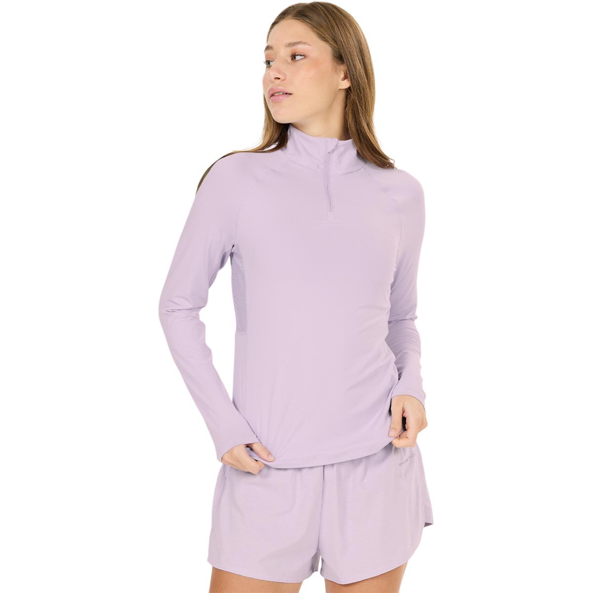 Endurance Chrissie Half Zip Løbetrøje Dame Orchid Petal