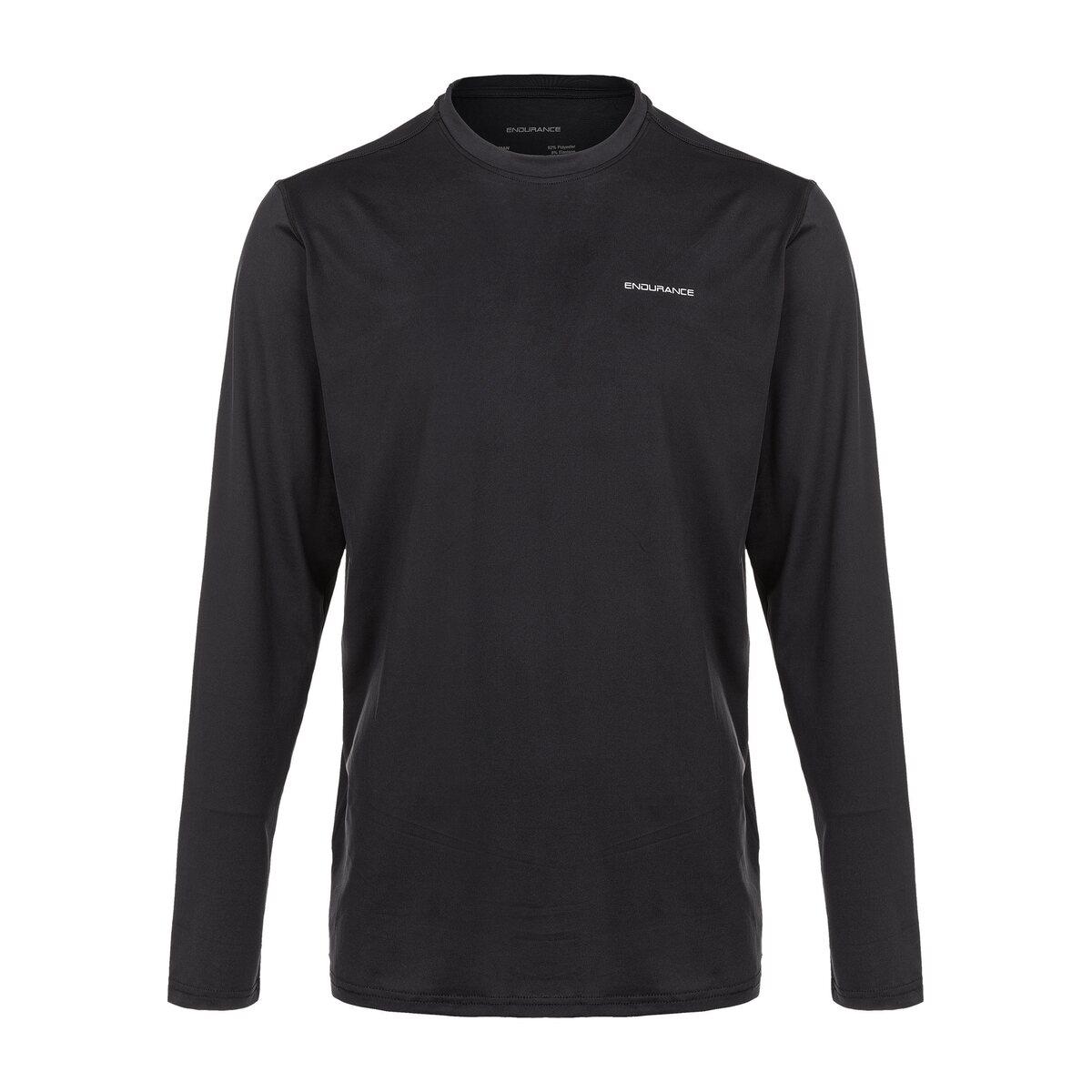 Endurance Kulon Performance Langermet T-skjorte Herre Black