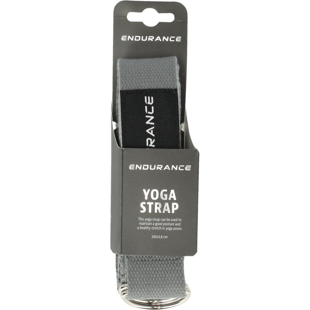 Endurance Yoga Strap 240 cm Frost Gray