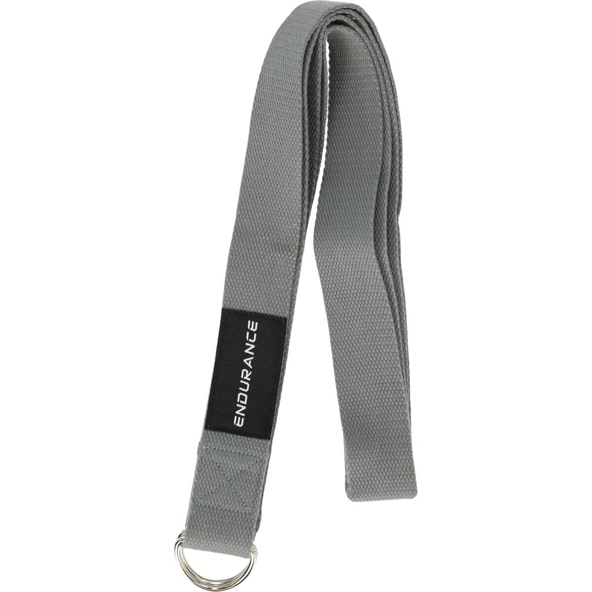 Endurance Yoga Strap 240 cm Frost Gray