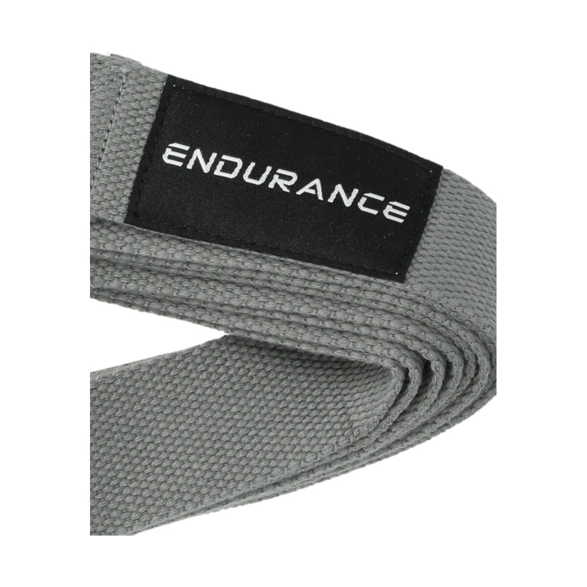 Endurance Yoga Strap 240 cm Frost Gray