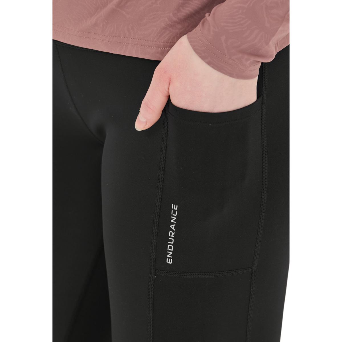 Endurance Strong Vinterløbetights Dame Black