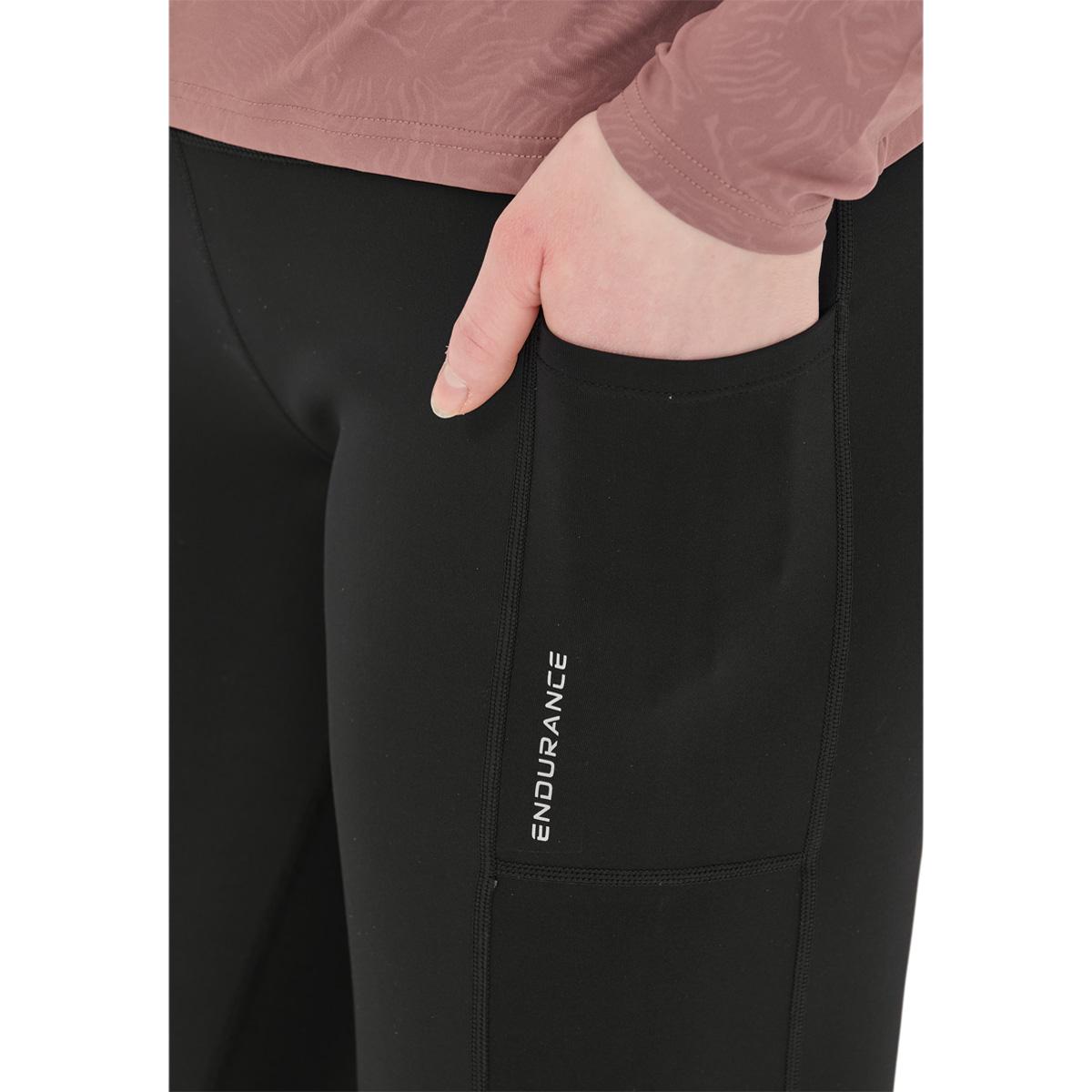 Endurance Strong Run Løbetights Dame Black