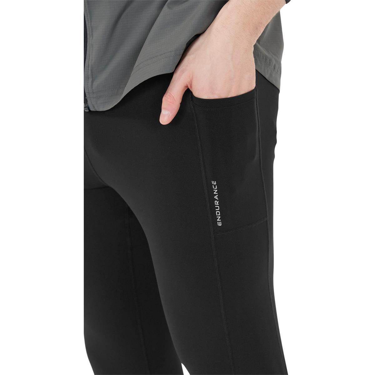 Endurance Strong Løbetights Herre Black