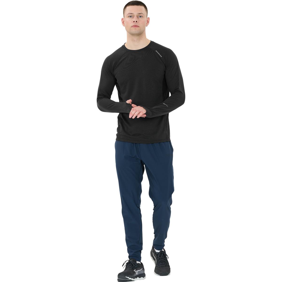 Endurance Jonnik Langærmet Trænings T-shirt Herre Black