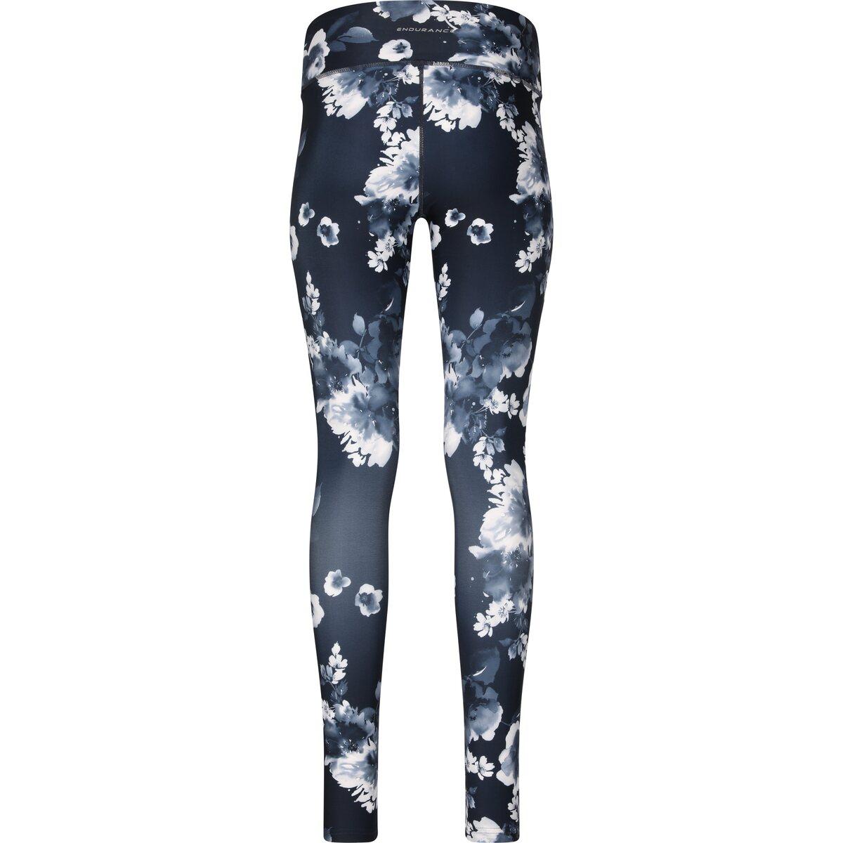 Endurance Jacqueliney Printed Træningstights Dame Vintage Indigo