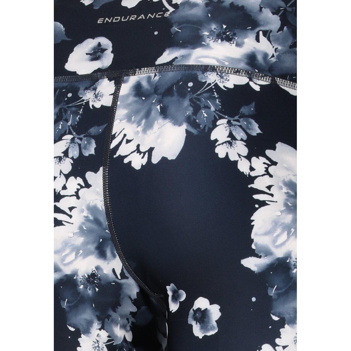 Endurance Jacqueliney Printed Træningstights Dame Vintage Indigo