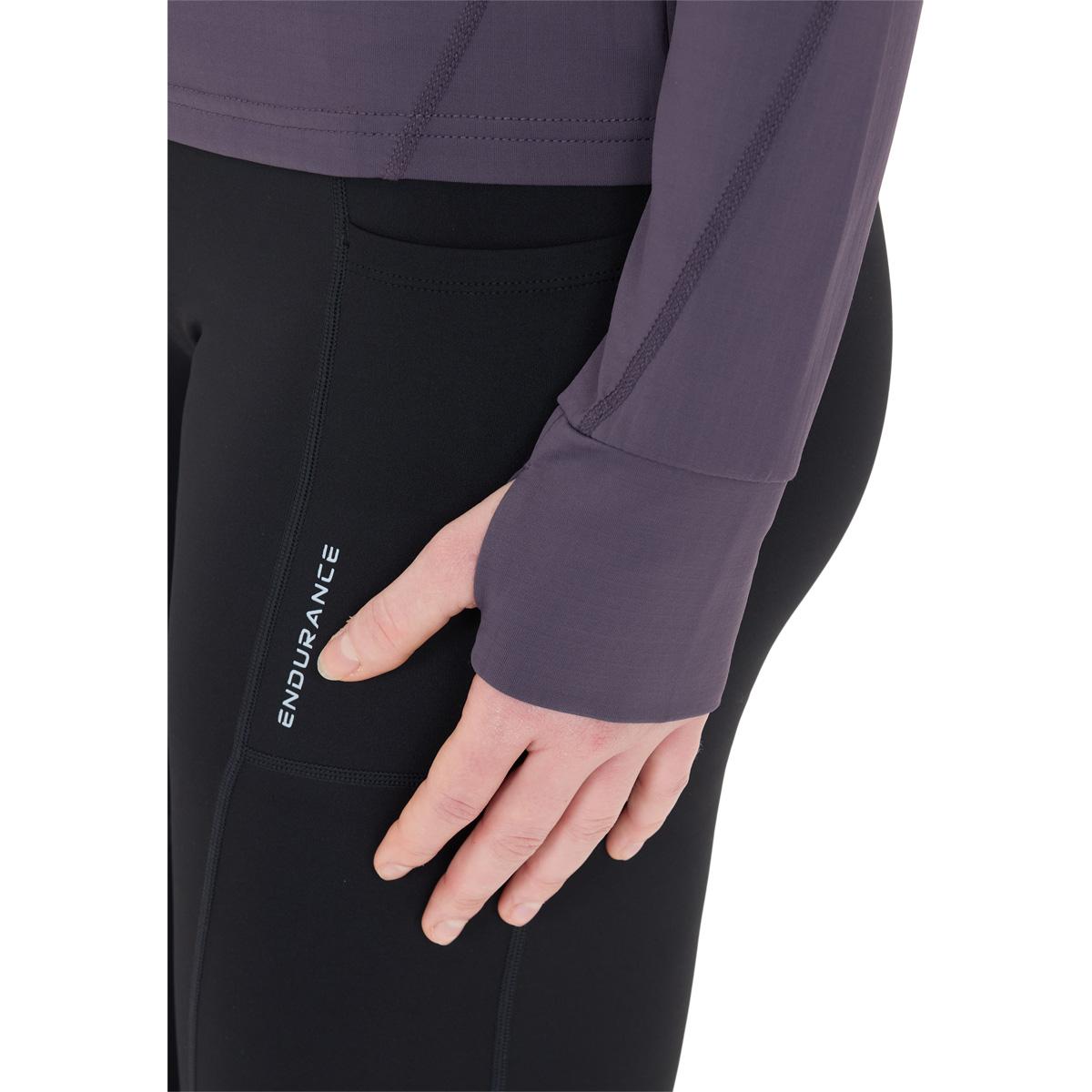 Endurance Talim Half Zip Treningstrøye Dame Graystone