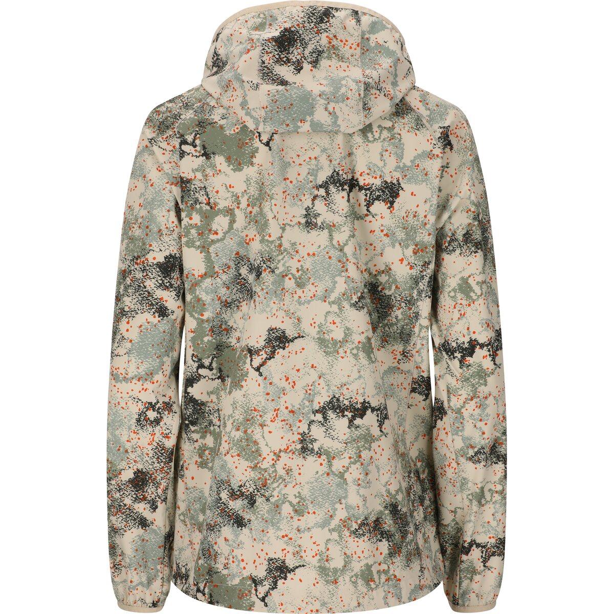 Endurance Braylen AOP Træningsjakke Dame Beige/Green