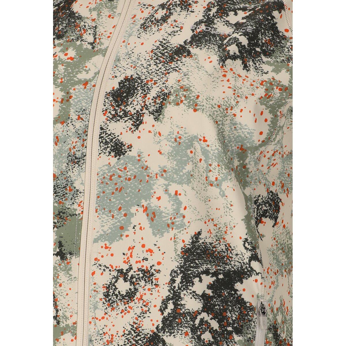 Endurance Braylen AOP Træningsjakke Dame Beige/Green