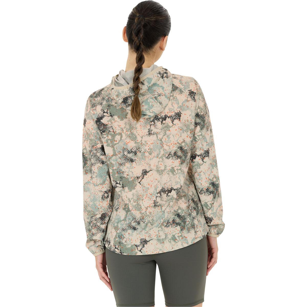 Endurance Braylen AOP Træningsjakke Dame Beige/Green