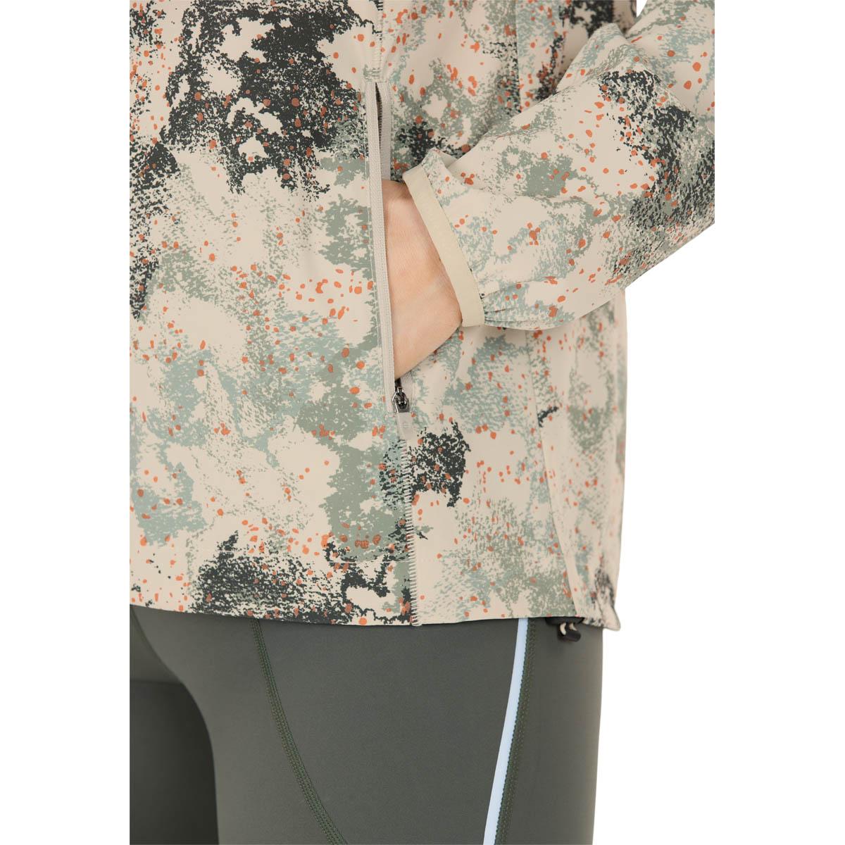 Endurance Braylen AOP Træningsjakke Dame Beige/Green
