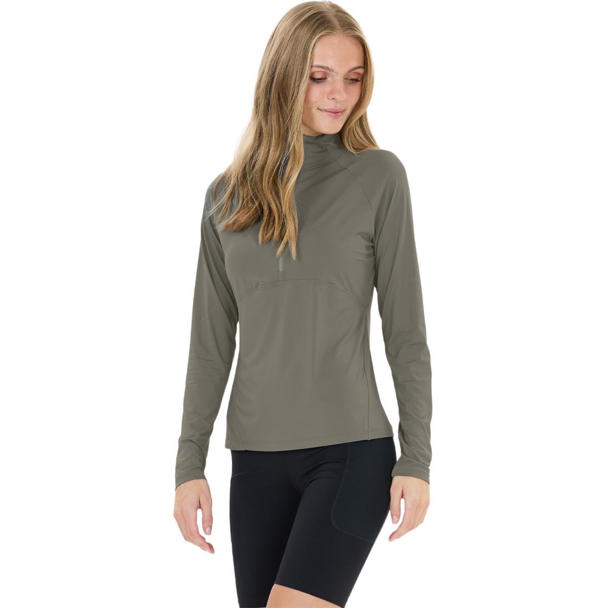 Endurance Trami Half Zip Treningstrøye Dame Gunmetal