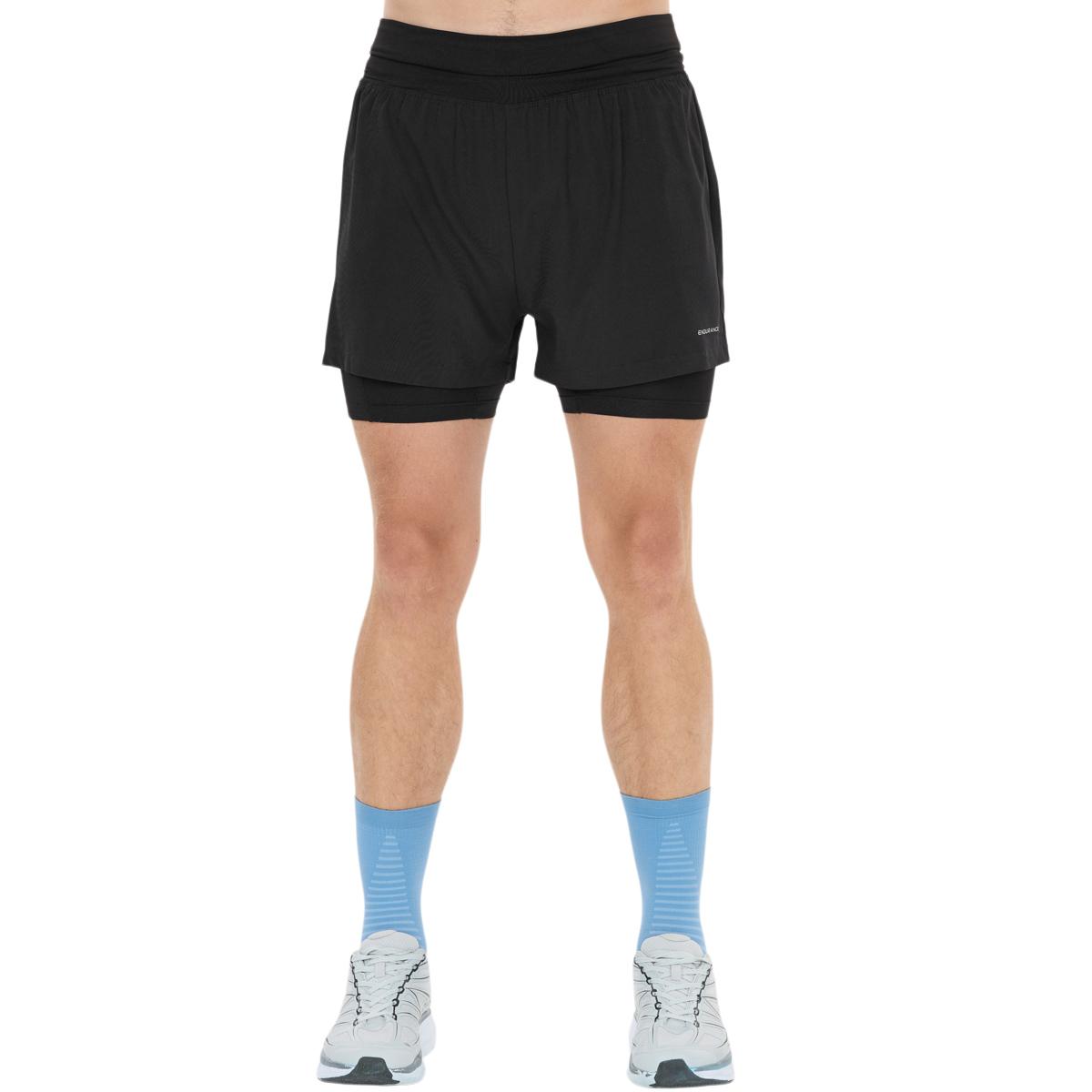 Endurance Less 2in1 Løbeshorts Herre Black