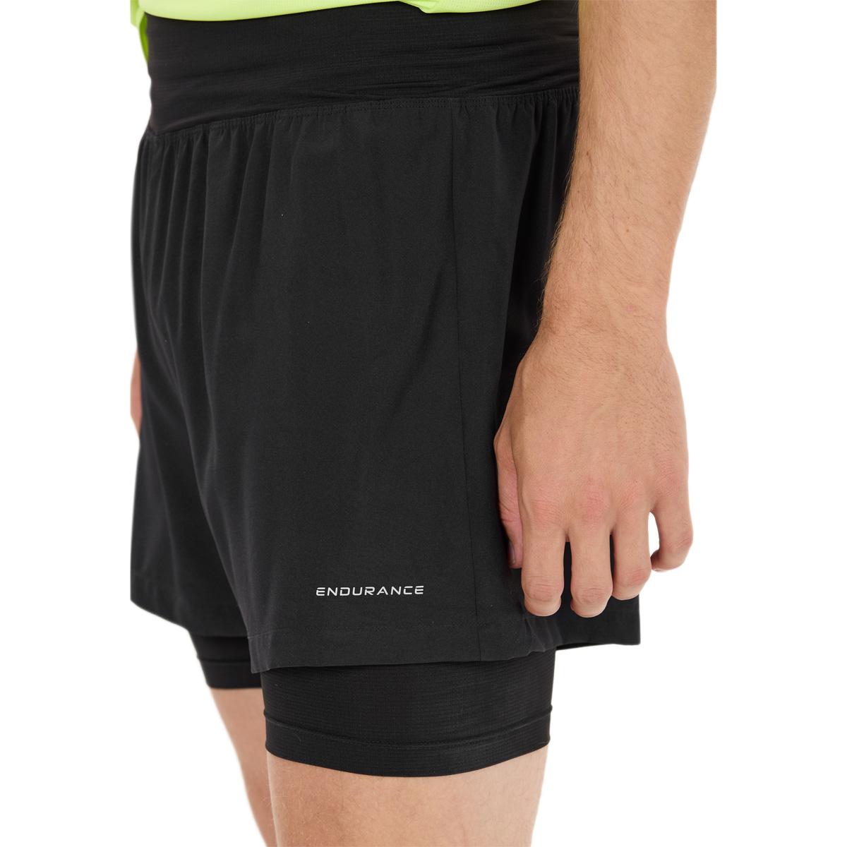 Endurance Less 2in1 Løbeshorts Herre Black