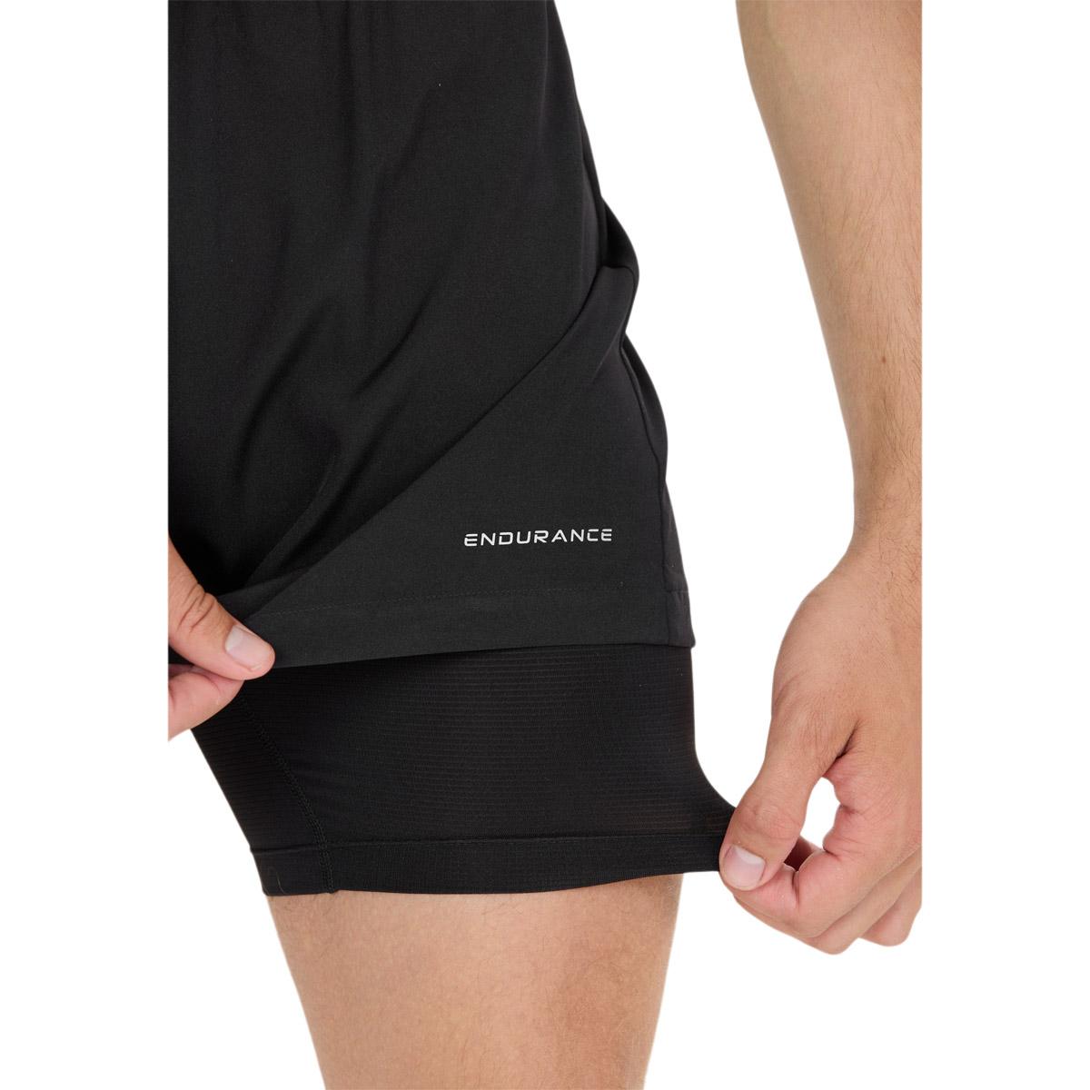 Endurance Less 2in1 Løbeshorts Herre Black