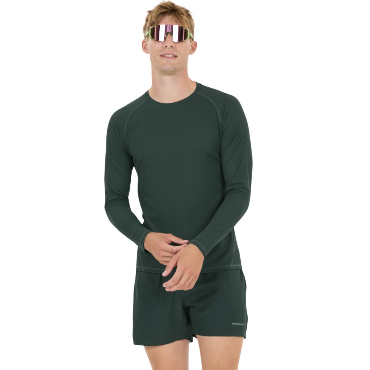Endurance Geaymay Langærmet Løbe T-shirt Herre Green Gables