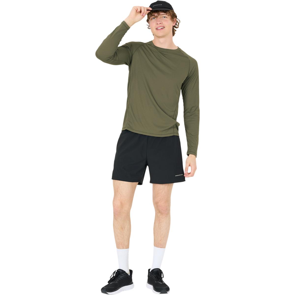 Endurance Geaymay Langærmet Løbe T-shirt Herre Kambaba