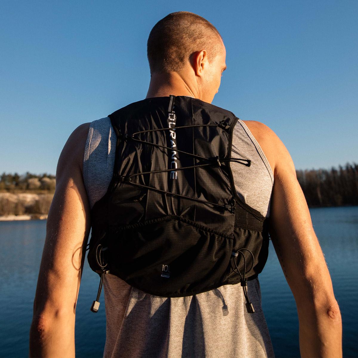 Endurance Genend Løbevest Black