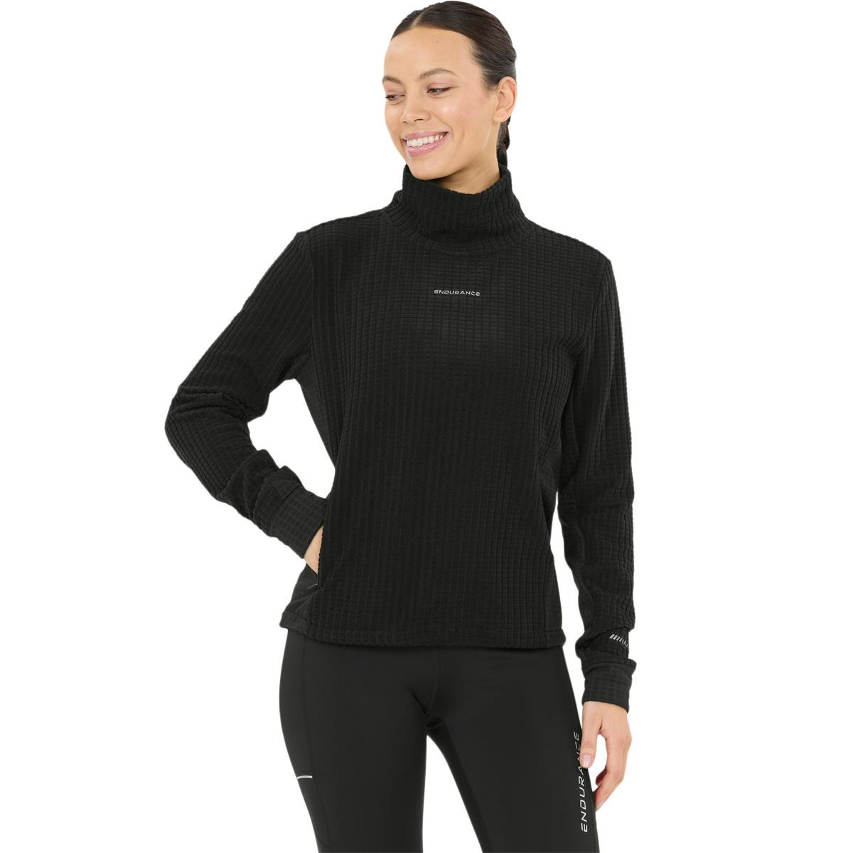 Endurance Ketsana Midlayer Løbetrøje Dame Black
