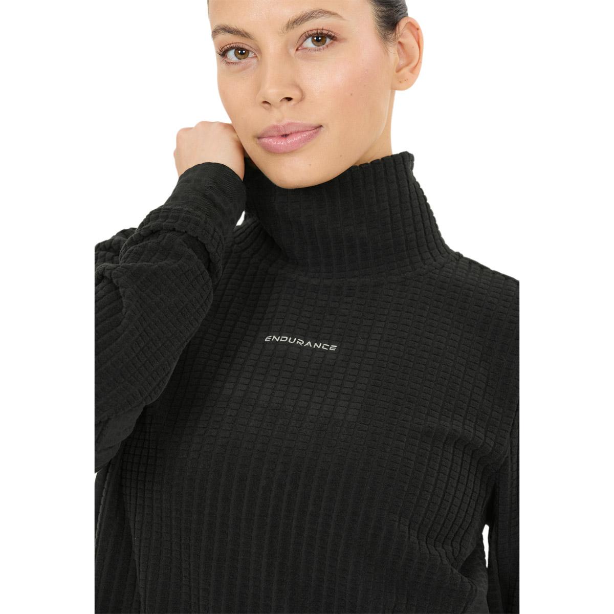 Endurance Ketsana Midlayer Løbetrøje Dame Black
