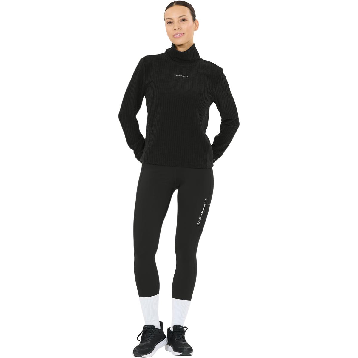 Endurance Ketsana Midlayer Løbetrøje Dame Black