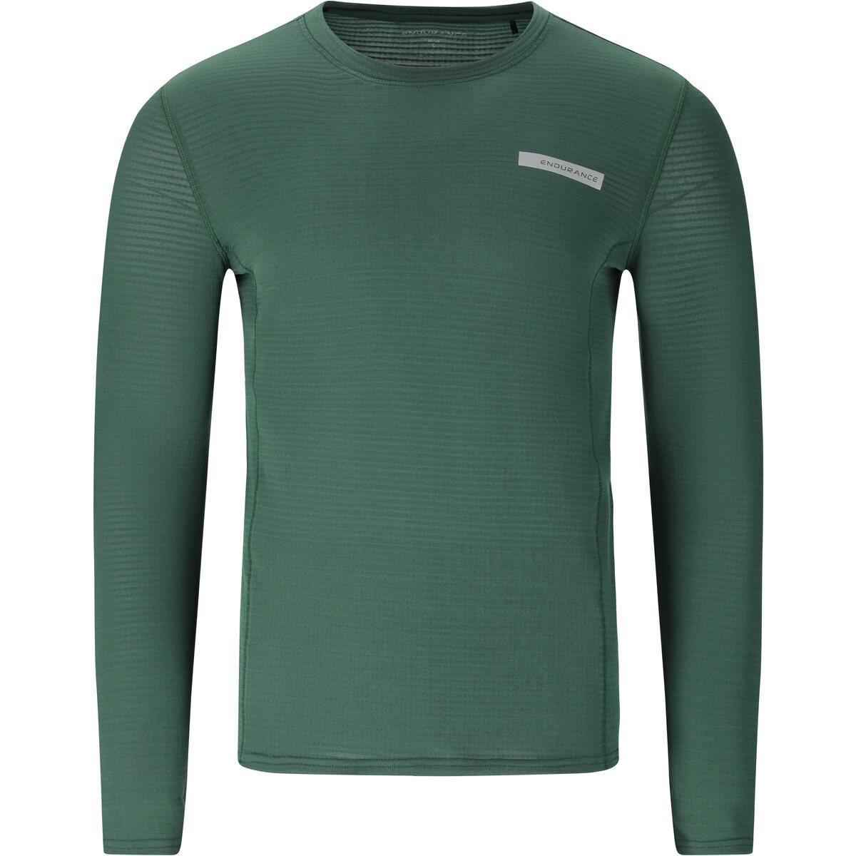 Endurance Bopha Midlayer Løbetrøje Herre Silver Pine