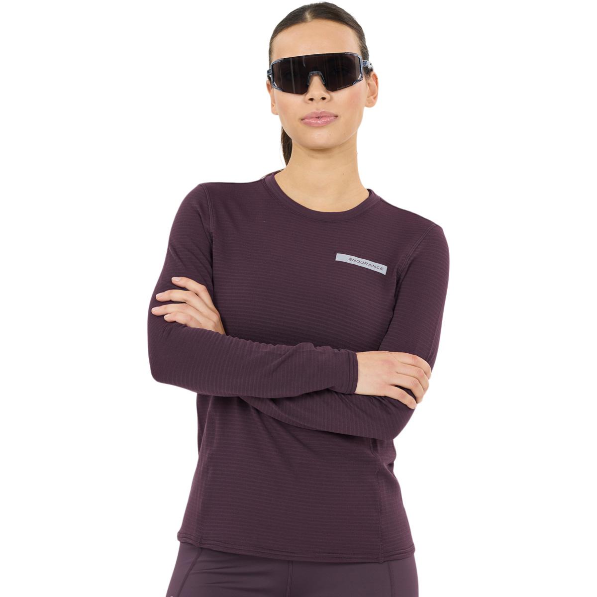 Endurance Bopha Midlayer Løpetrøye Dame Nightshade