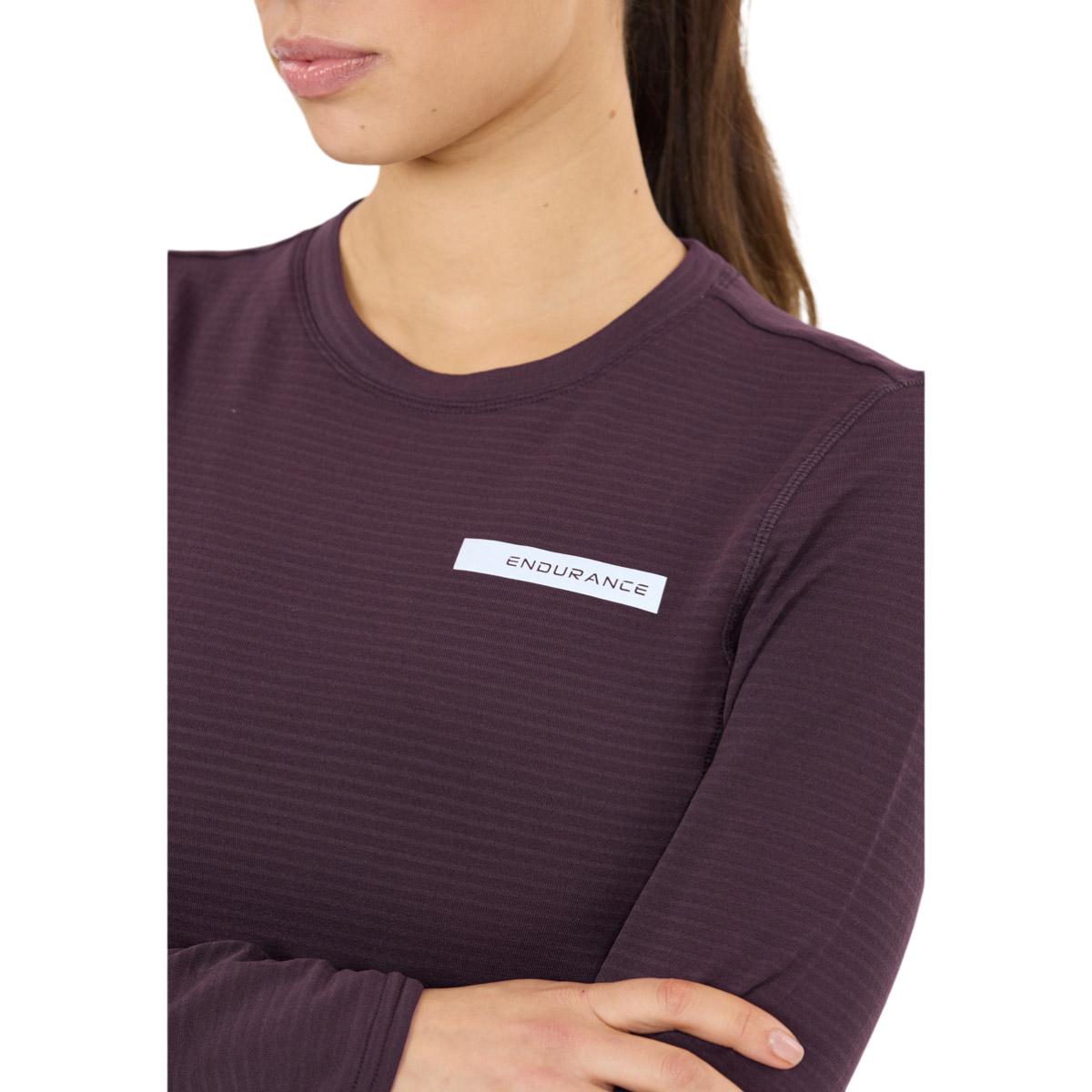 Endurance Bopha Midlayer Løpetrøye Dame Nightshade