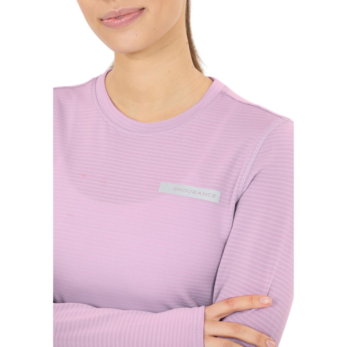 Endurance Bopha Midlayer Løpetrøye Dame Lilac Breeze