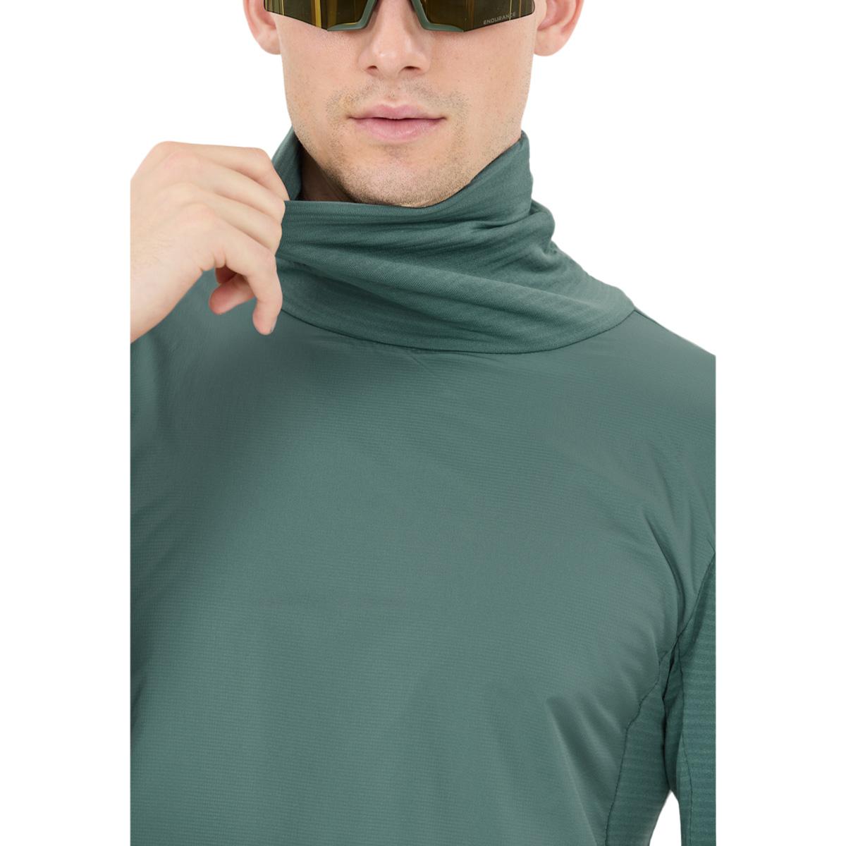 Endurance Bopha High Neck Midlayer Løbetrøje Herre Silver Pine