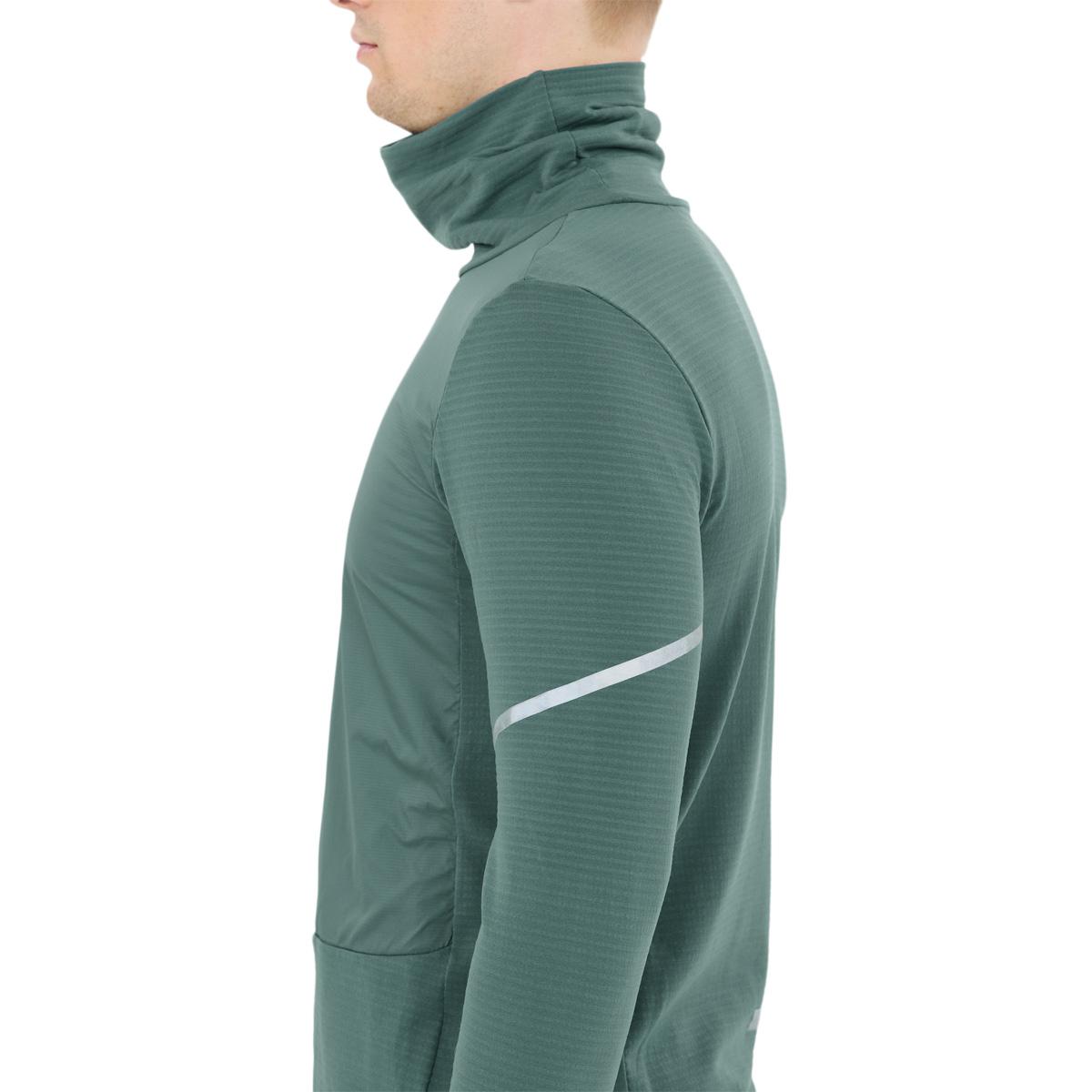 Endurance Bopha High Neck Midlayer Løbetrøje Herre Silver Pine