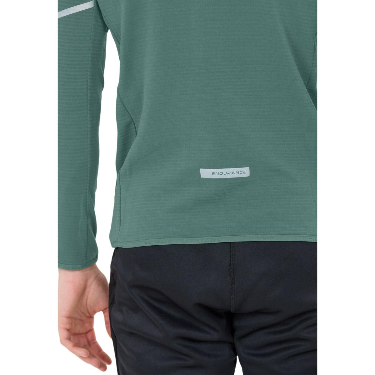 Endurance Bopha High Neck Midlayer Løbetrøje Herre Silver Pine
