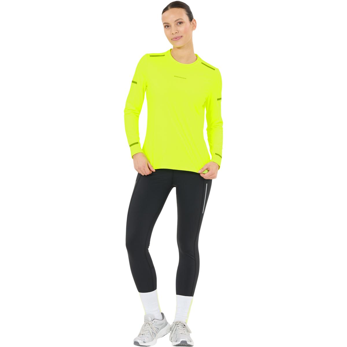 Endurance Ailey Langærmet Løbe T-shirt Dame Safety Yellow