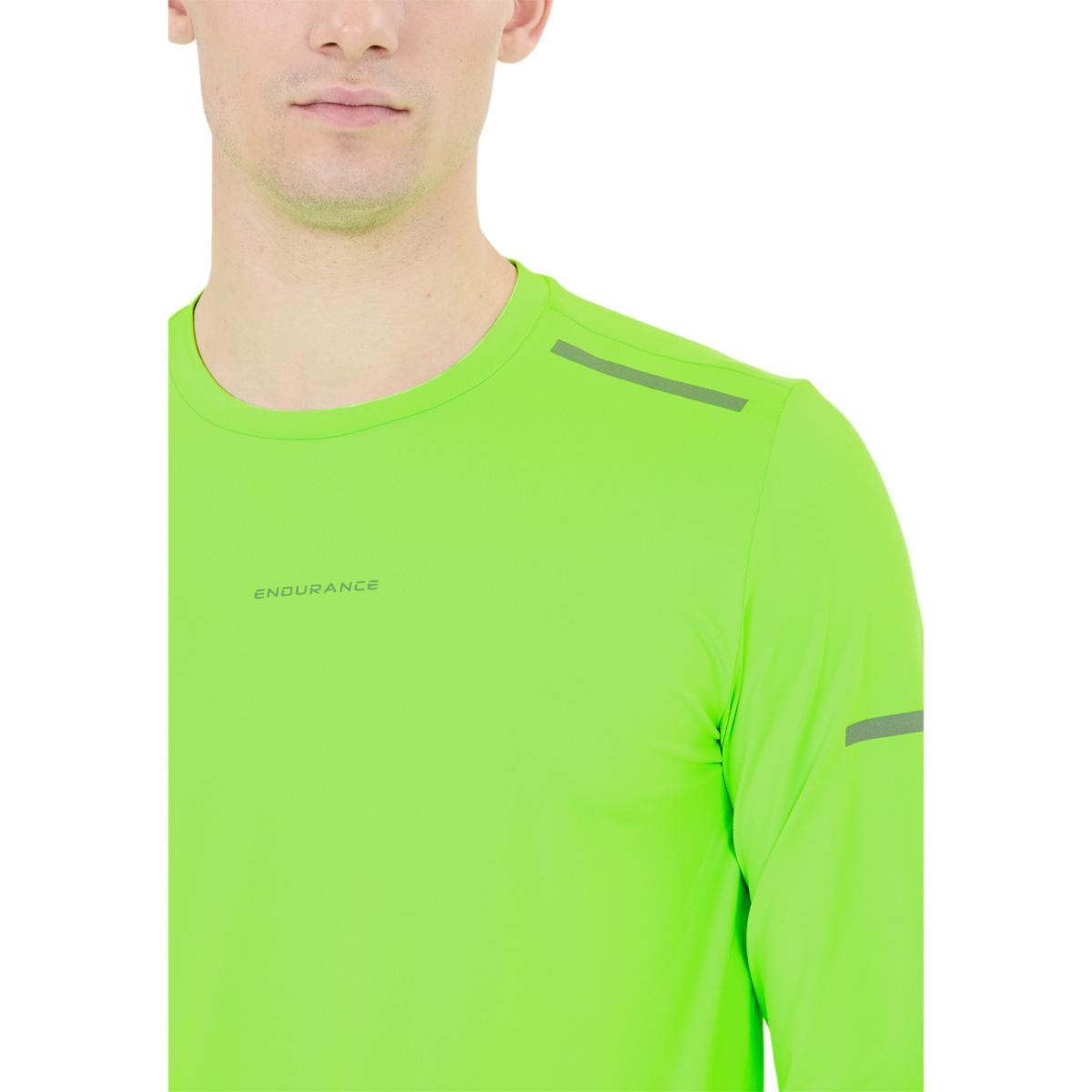 Endurance Ailey Langærmet Løbe T-shirt Herre Safety Green