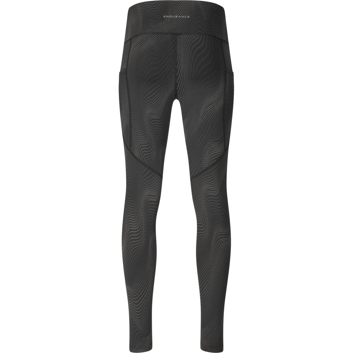 Endurance Eastone Printed Løbetights Dame Reflex Zebra