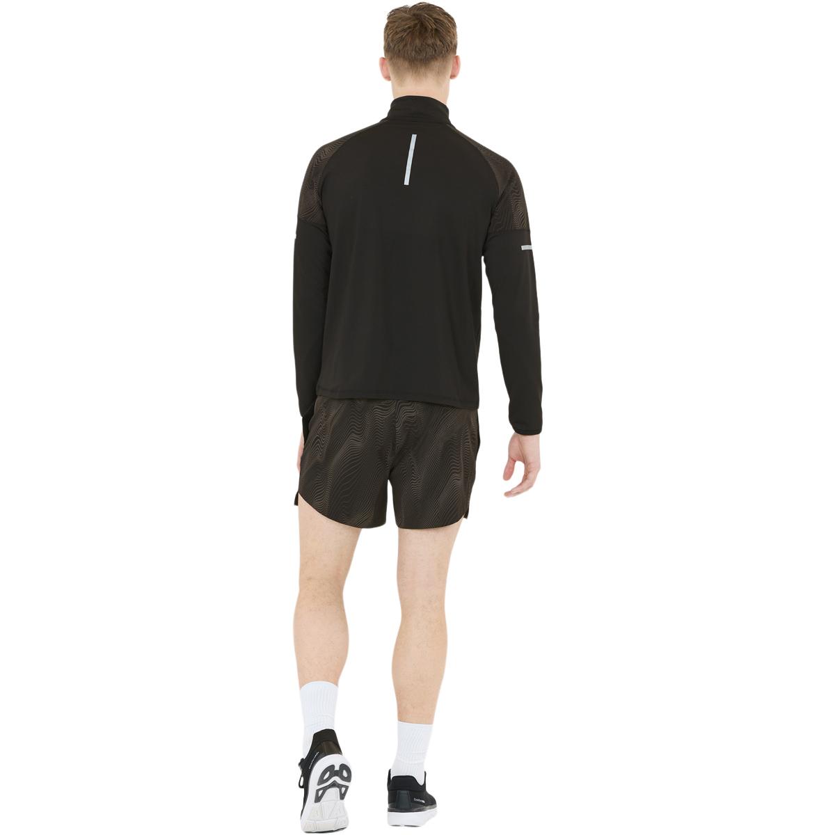 Endurance Rumbia Printed Midlayer Løbetrøje Herre Black