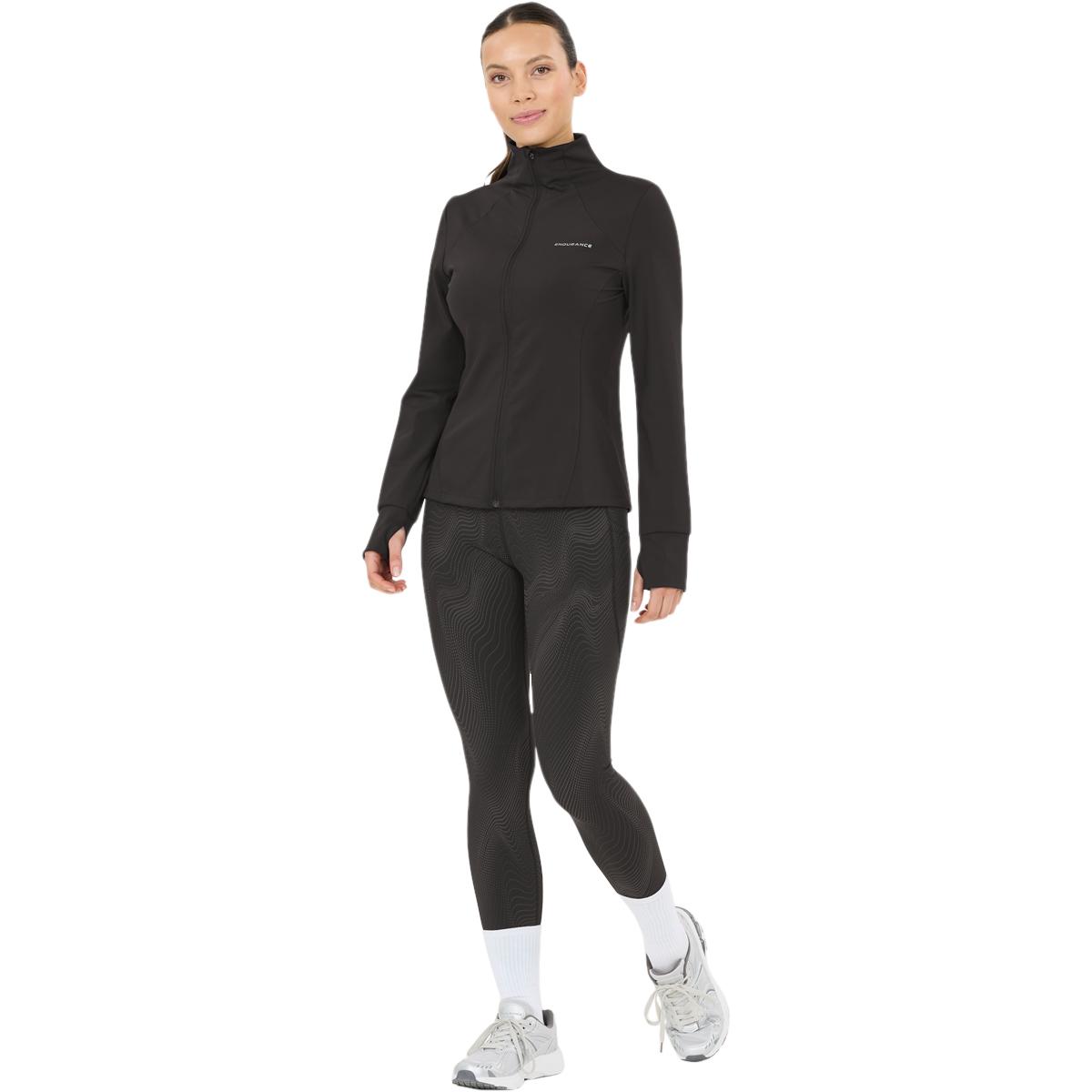 Endurance Molave Full Zip Løpetrøye Dame Black