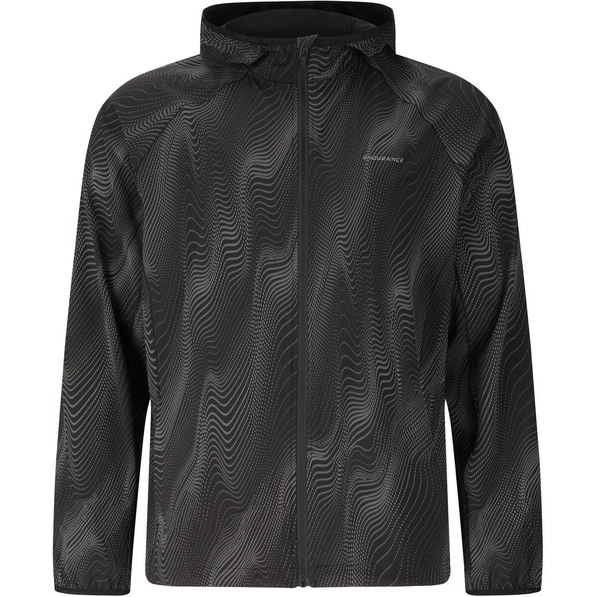 Endurance Malakas AOP Løbejakke Herre Reflex Zebra