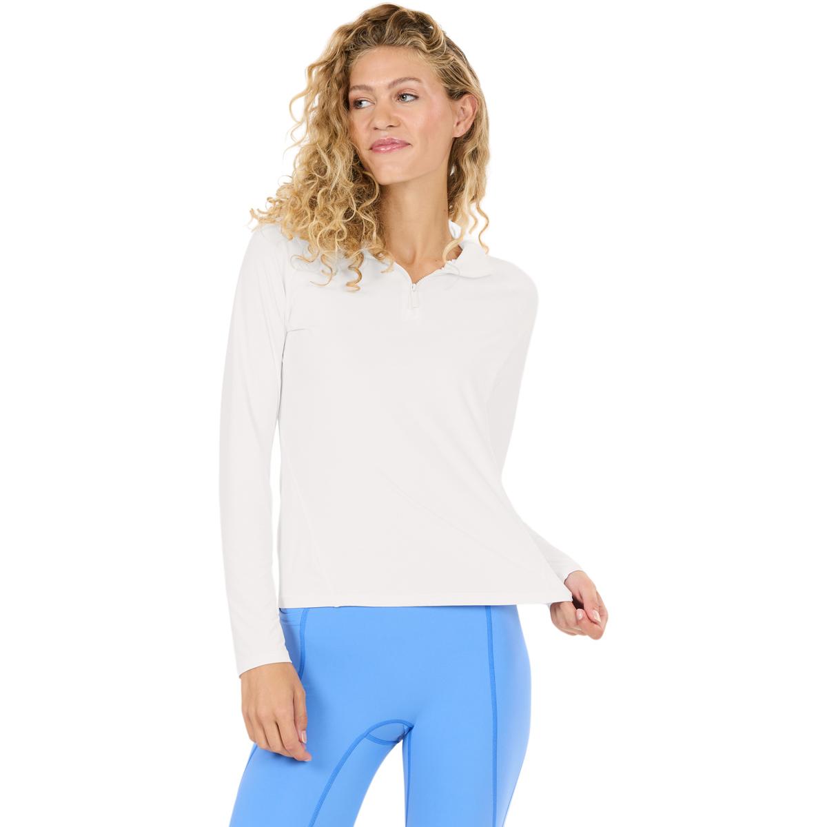 Athlecia Grina Half Zip Midlayer Treningstrøye Dame White
