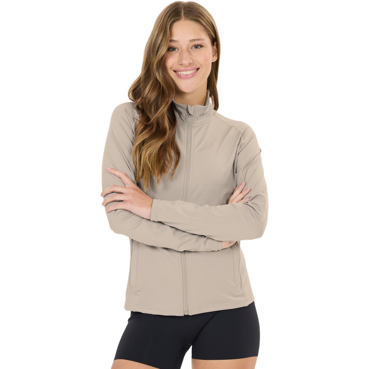 Athlecia Krosa Full Zip Treningsgenser Dame Light Heather