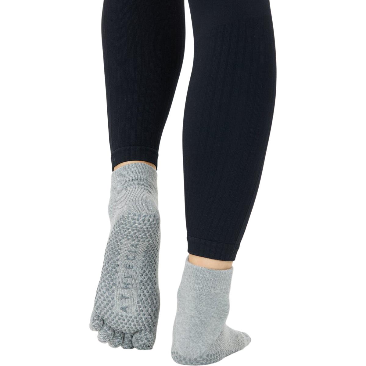Athlecia Binnya Yoga Toe Strømper Dame Light Grey Melange