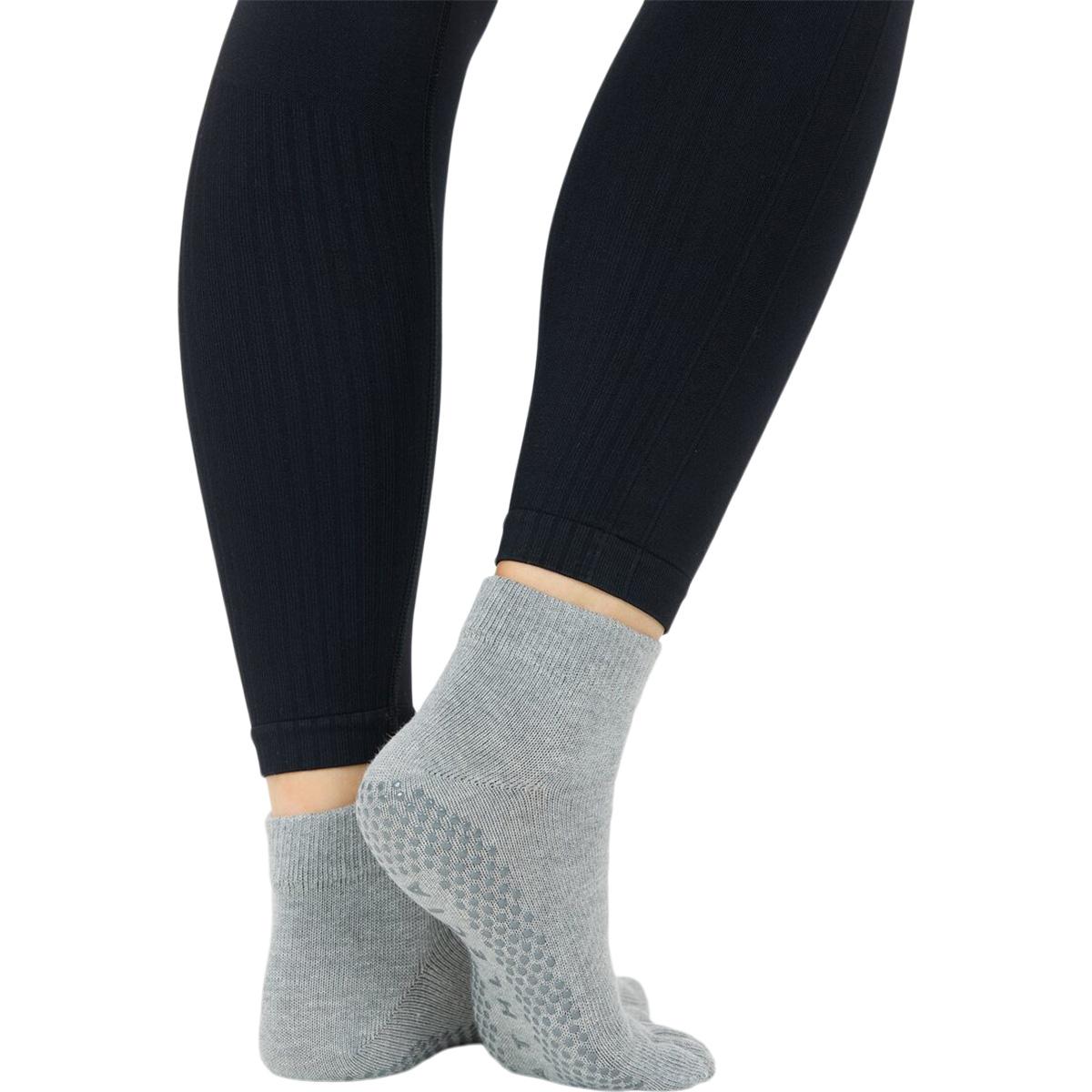 Athlecia Binnya Yoga Toe Strømper Dame Light Grey Melange