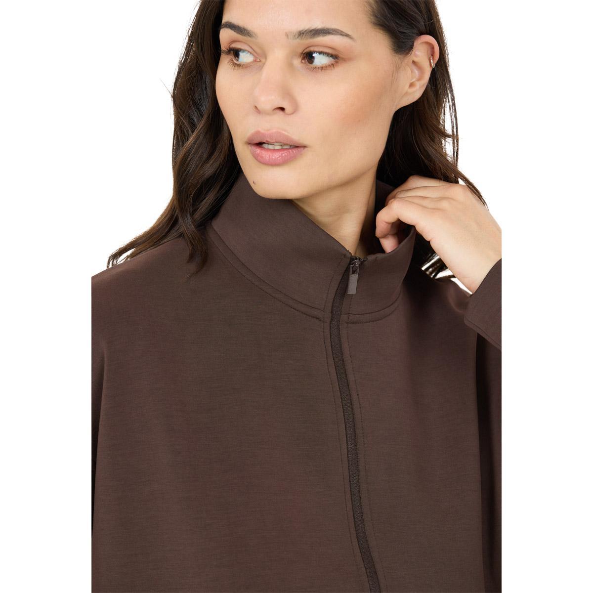 Athlecia Jillnana Half Zip Træningstrøje Dame Chocolate Torte