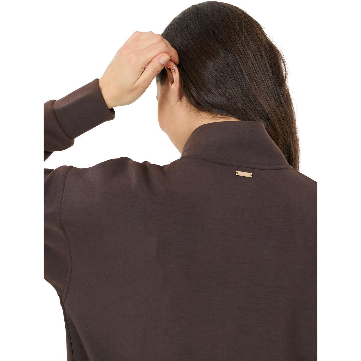 Athlecia Jillnana Half Zip Træningstrøje Dame Chocolate Torte